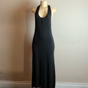 A Fine Line Long Black Dress Size XS
